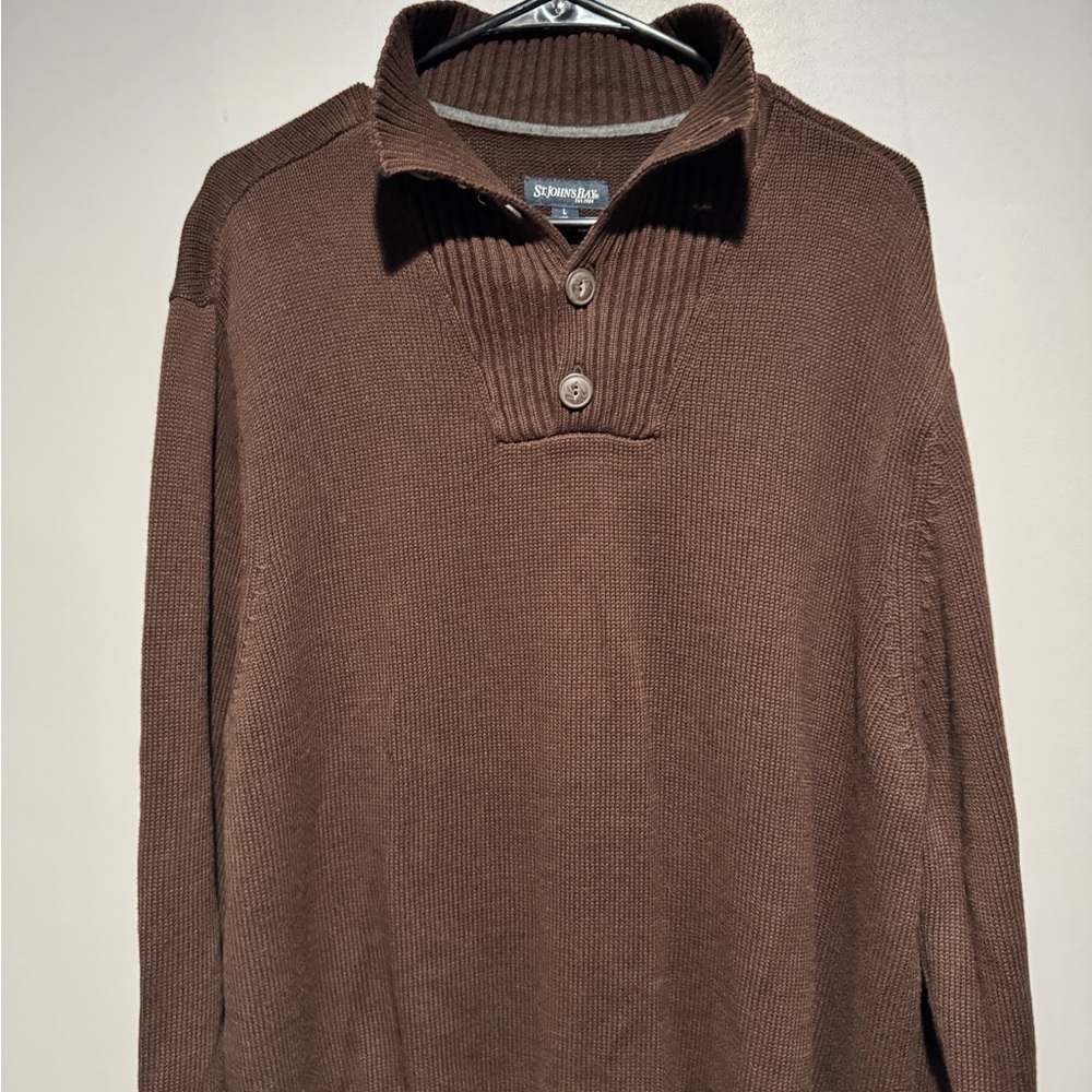 St. John's Bay Brown Turtleneck Sweater